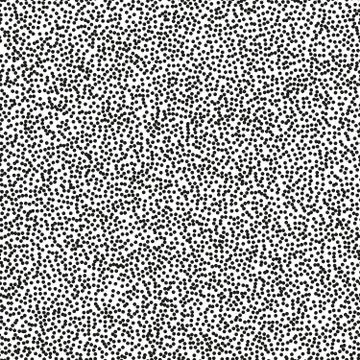 Pointillism high density seamless dots pattern. Abstract monochrome halftone Stock Illustration