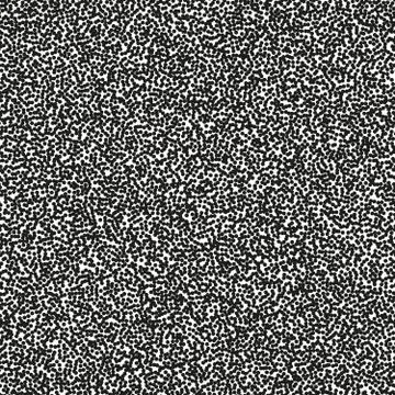 Pointillism high density seamless dots pattern. Abstract monochrome halftone 스톡 일러스트