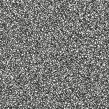 Pointillism high density seamless dots pattern. Abstract monochrome halftone Illustrazione stock
