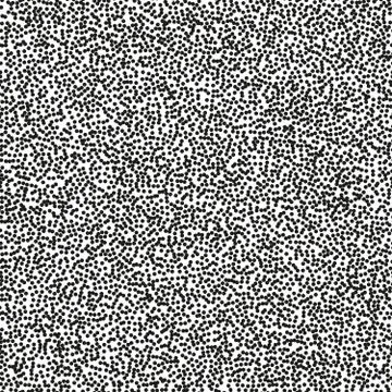 Pointillism high density seamless dots pattern. Abstract monochrome halftone Stock Illustration