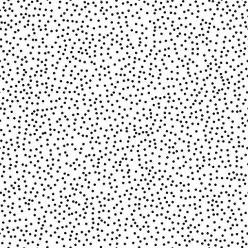 Pointillism low density seamless dots pattern. Abstract monochrome halftone Illustrazione stock