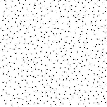Pointillism low density seamless dots pattern. Abstract monochrome halftone Stock Illustration