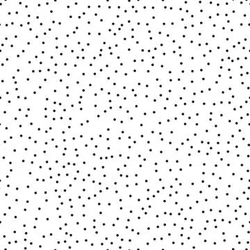Pointillism low density seamless dots pattern. Abstract monochrome halftone 스톡 일러스트