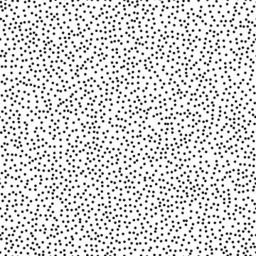 Pointillism low density seamless dots pattern. Abstract monochrome halftone Stock Illustration