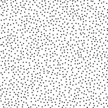 Pointillism low density seamless dots pattern. Abstract monochrome halftone Stock Illustration