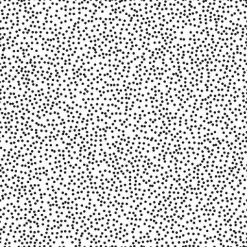 Pointillism middle density seamless dots pattern. Abstract monochrome halftone 스톡 일러스트
