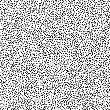 Pointillism middle density seamless dots pattern. Abstract monochrome halftone イラスト素材