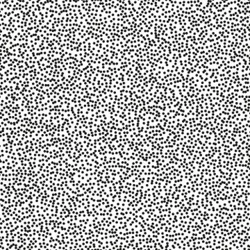 Pointillism middle density seamless dots pattern. Abstract monochrome halftone イラスト素材