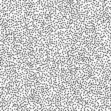 Pointillism middle density seamless dots pattern. Abstract monochrome halftone イラスト素材