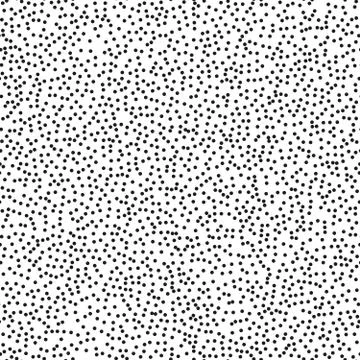 Pointillism middle density seamless dots pattern. Abstract monochrome halftone 스톡 일러스트