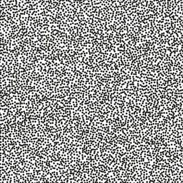 Pointillism middle density seamless dots pattern. Abstract monochrome halftone 스톡 일러스트