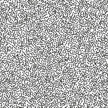 Pointillism middle density seamless dots pattern. Abstract monochrome halftone Stock Illustration