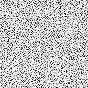 Pointillism middle density seamless dots pattern. Abstract monochrome halftone イラスト素材