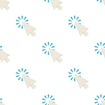 Pointing arrow pattern seamless vector Stockillustratie