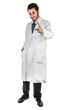 Pointing doctor Stock Photos