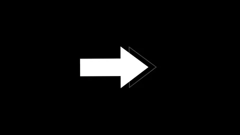 Pointing doodle arrows hand drawn sketch animation for direction and emphasis Stock Footage 345957003