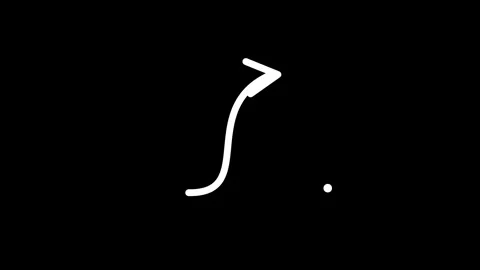 Pointing doodle arrows set of hand drawn animated elements for highlighting a Video stock 345885776