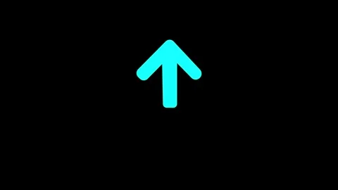 Pointing down arrow animation, arrow ani... | Stock Video | Pond5