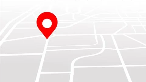 Pointing in empty city map Vector illustration Stock Illustration