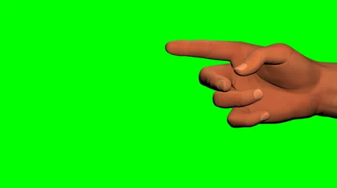 Pointing a finger on a green screen | Stock Video | Pond5