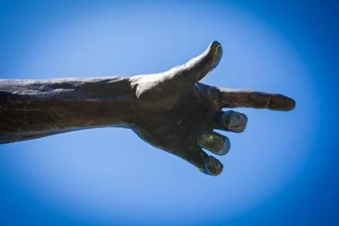 Pointing finger Stock Photos