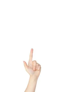 Pointing finger Stock Photos