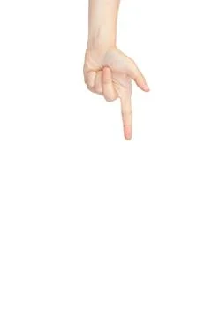 Pointing finger Stock Photos