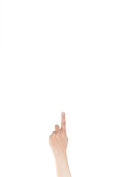 Pointing finger Stock Photos
