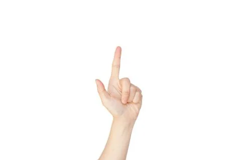 Pointing finger Stock Photos