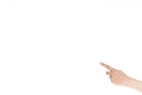 Pointing finger Stock Photos