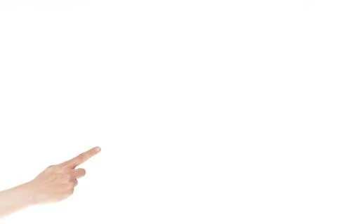 Pointing finger Stock Photos