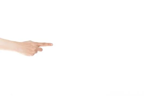 Pointing finger Stock Photos