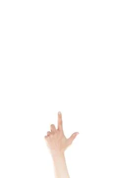 Pointing finger Stock Photos