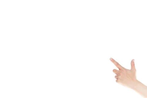 Pointing finger Stock Photos