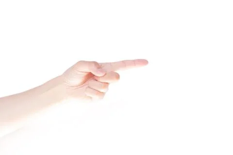 Pointing finger Stock Photos