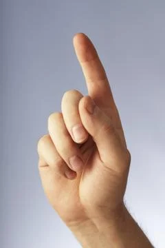 Pointing finger Stock Photos
