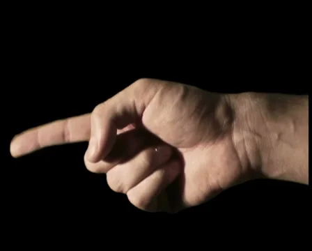 Pointing finger V3 - PAL Stock Footage 10755322