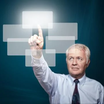 Pointing the future 스톡 사진