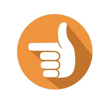 Pointing gesture Stock-Illustration