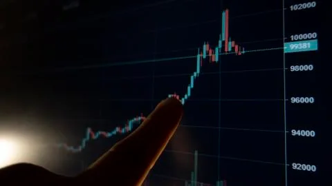 Pointing graph for another angle to find issue Stock-Fotos