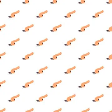 Pointing hand gesture seamless pattern illustration Stock Illustration