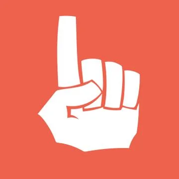 Pointing hand Stock Illustration