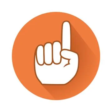 Pointing hand Stock-Illustration