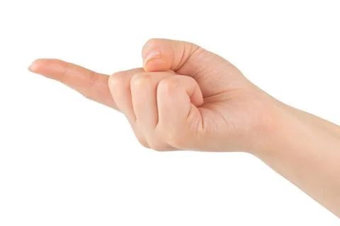 Pointing hand Pointing hand isolated on white background Copyright: xZoona... Stock Photos