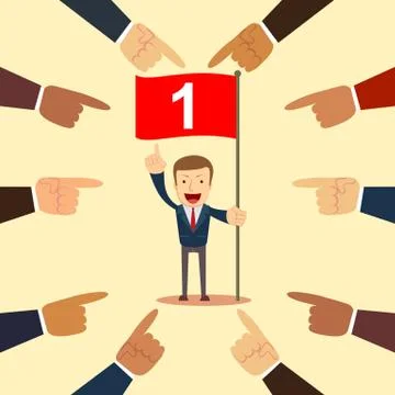 Pointing hands. Hand with pointing finger Stock Illustration