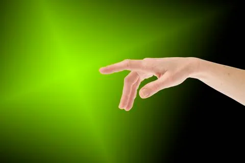 Pointing Stock Illustration