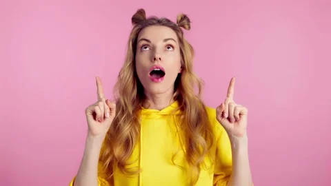 Pointing at mockup promotion or text 動画素材 237956471