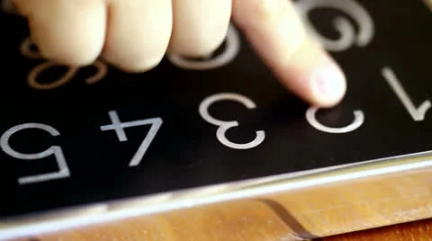 Pointing numbers. Stock-Footage 24298958