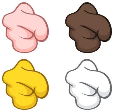 Pointing at you hand Stock Illustration