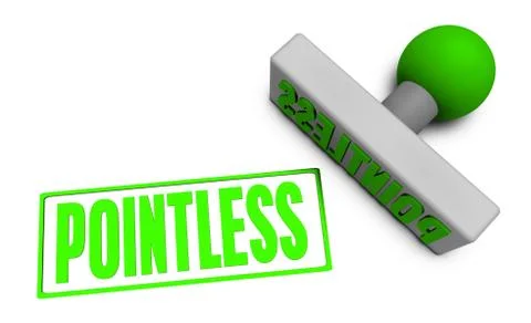 Pointless Stamp Stock Illustration